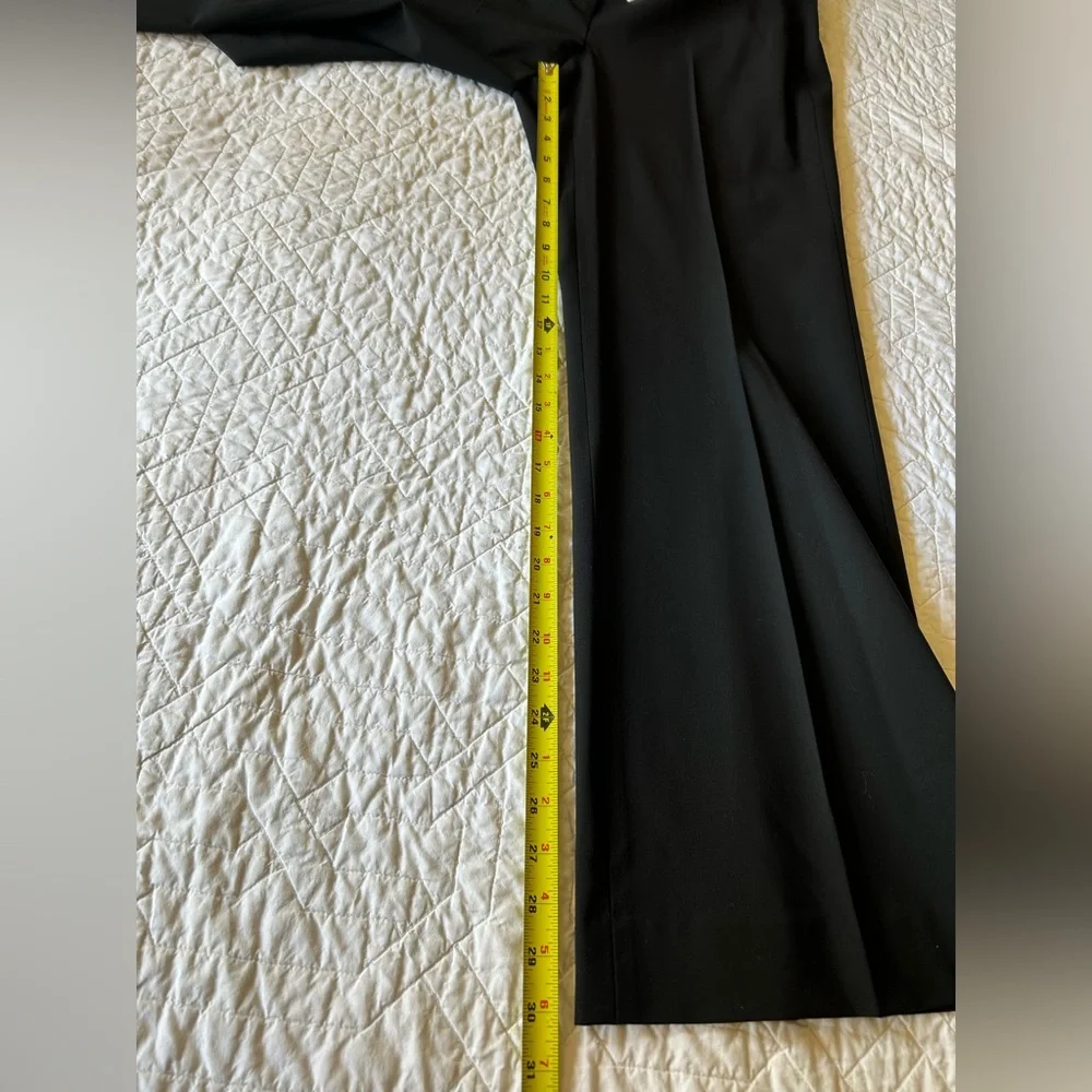 Theory Black Wool Demitria 4 Pants - Picture 5 of 7